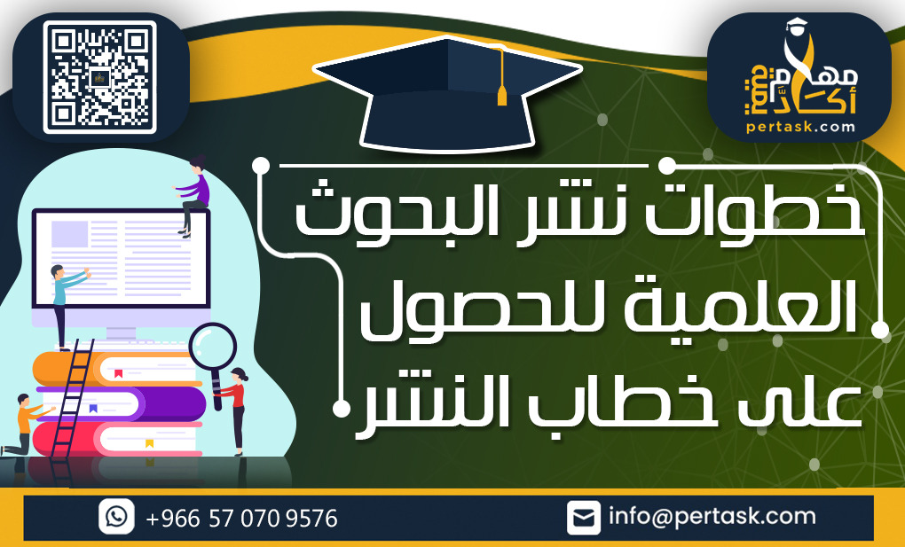 خطوات نشر البحوث العلمية للحصول على خطاب النشر