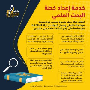 خدمة إعداد خطة البحث العلمي