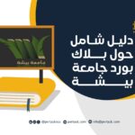 دليل شامل حول بلاك بورد جامعة بيشة